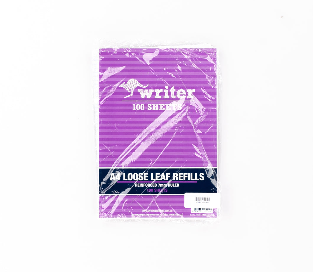 Paper, loose leaf